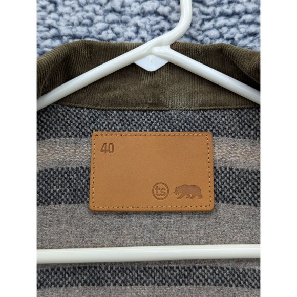 Taylor Stitch Long Haul Waxed Canvas Trucker Jacket Mens 40 Wool Blanket Lined - Picture 13 of 15